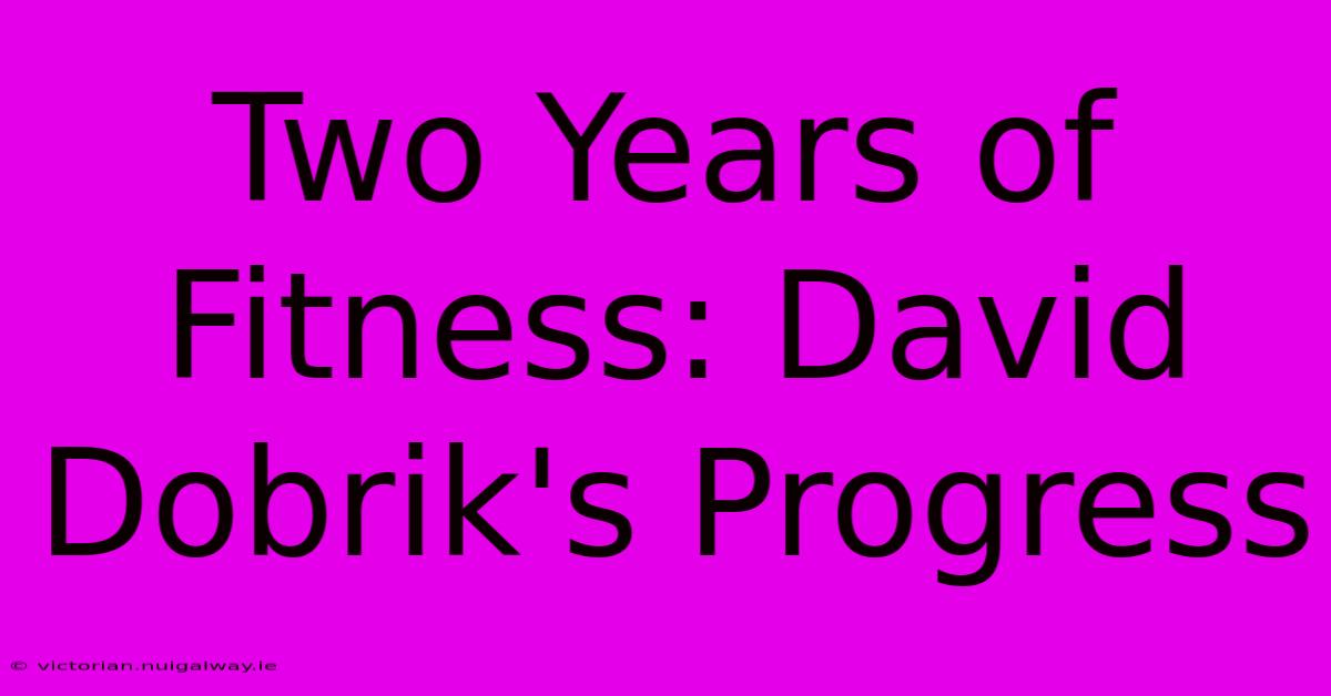 Two Years Of Fitness: David Dobrik's Progress