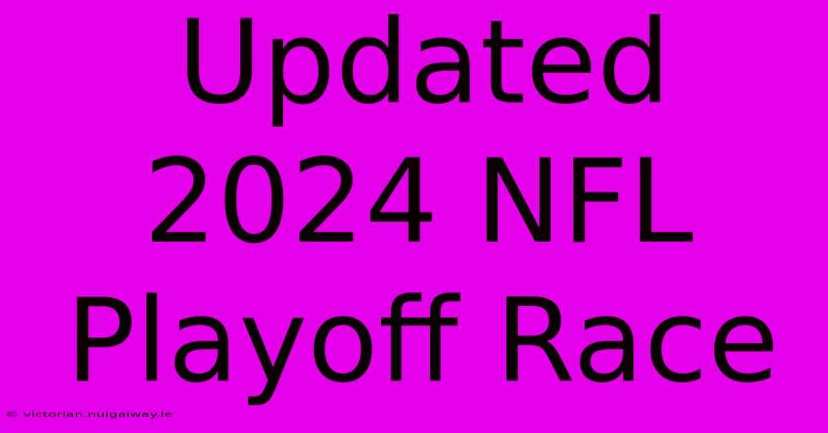 Updated 2024 NFL Playoff Race