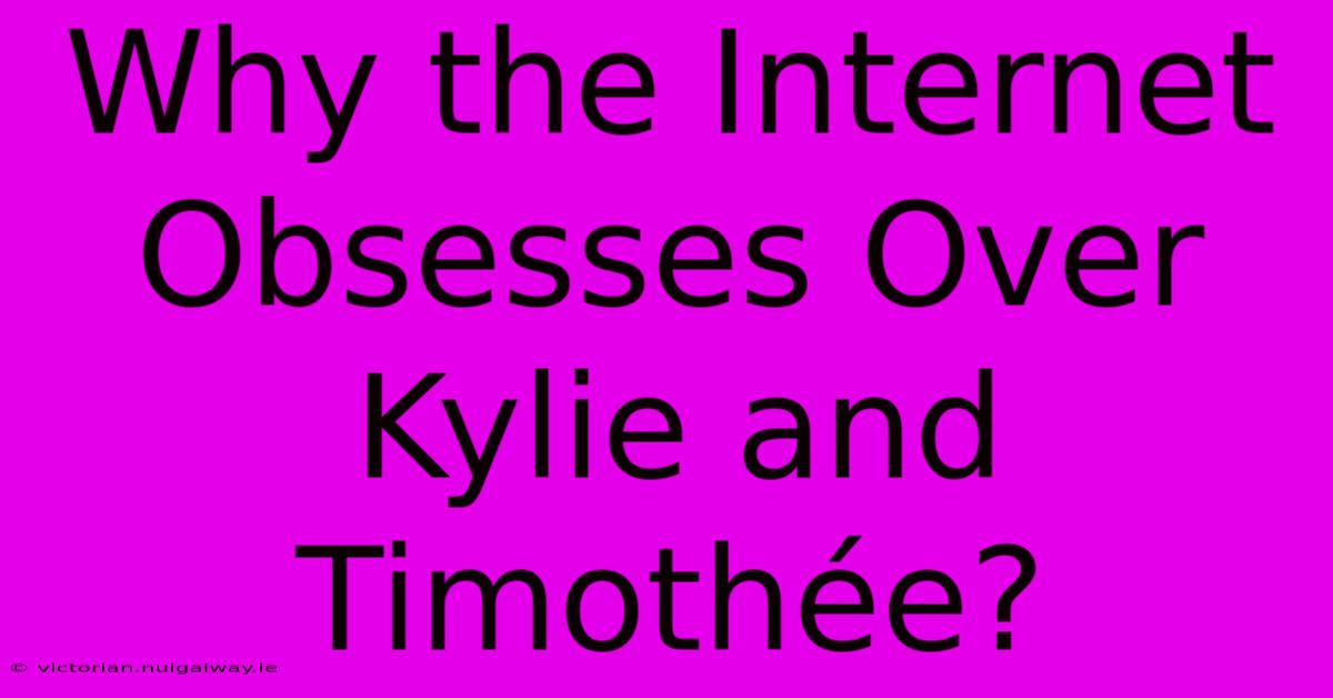 Why The Internet Obsesses Over Kylie And Timothée?