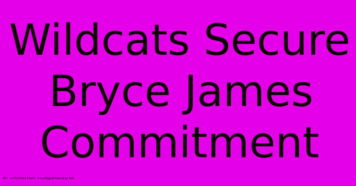 Wildcats Secure Bryce James Commitment