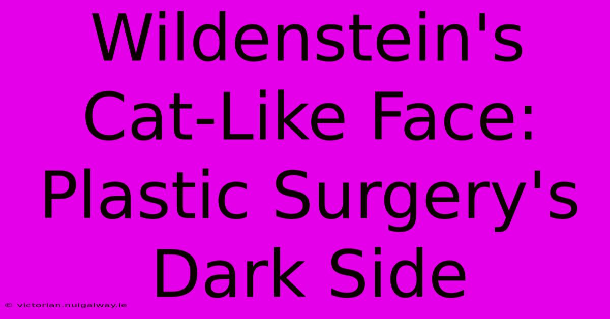 Wildenstein's Cat-Like Face: Plastic Surgery's Dark Side