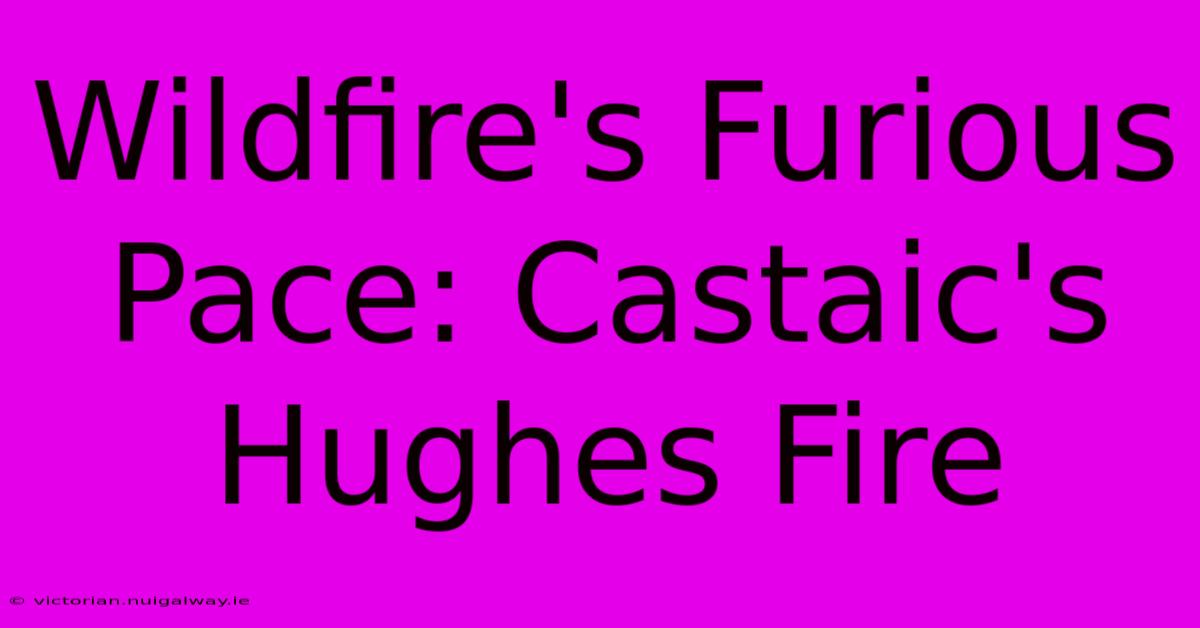 Wildfire's Furious Pace: Castaic's Hughes Fire