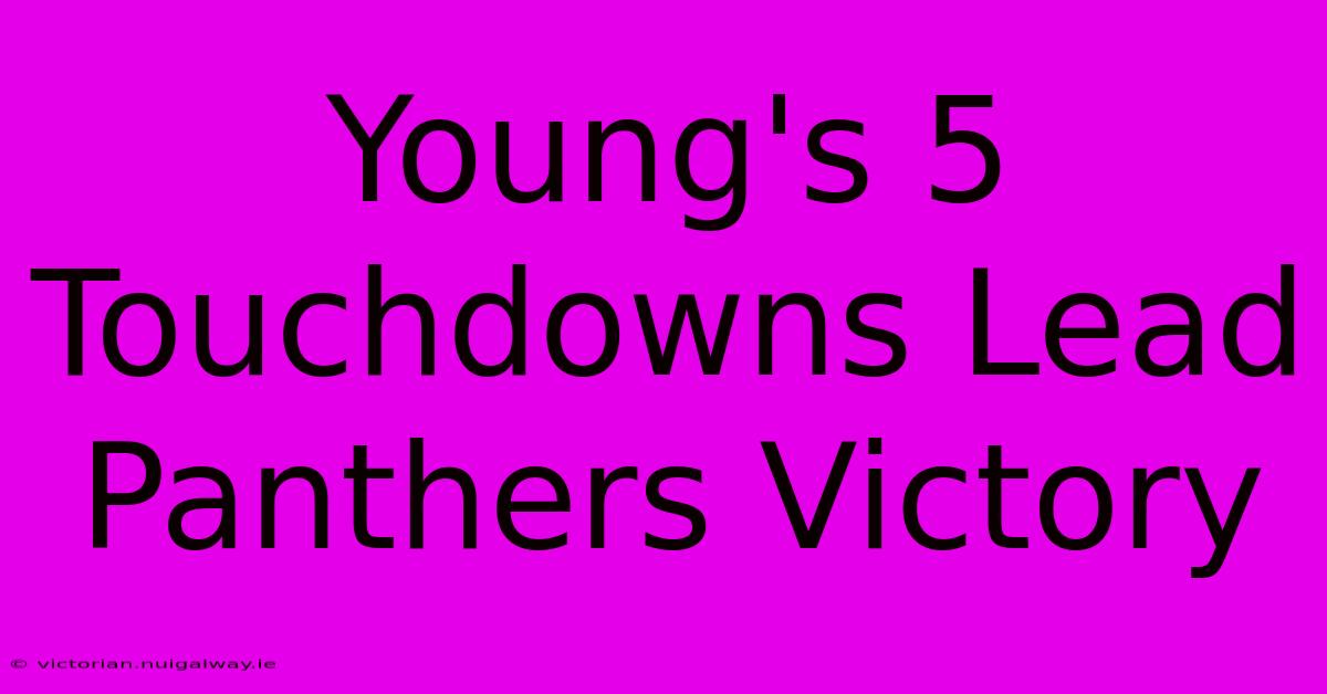 Young's 5 Touchdowns Lead Panthers Victory